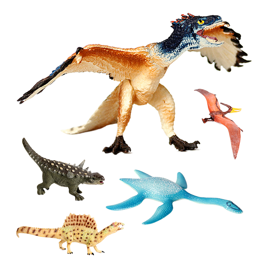 Kids Toys Reviews - Figurines de dinosaures préhistoriques en plastique,