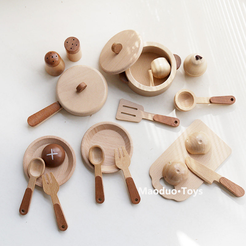 Jeu de cuisine en bois de hêtr - Kids Toys Kitchen Set avis et prix
